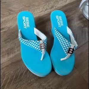 Bebe sport shoes size 8. Worn once.